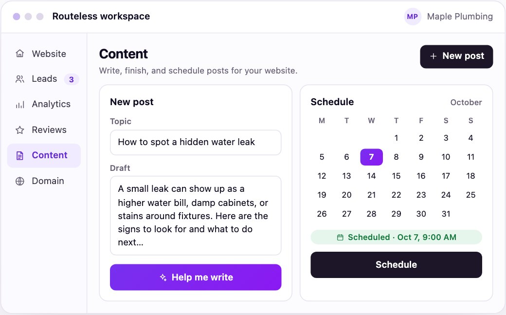 Writing and scheduling an article in Go