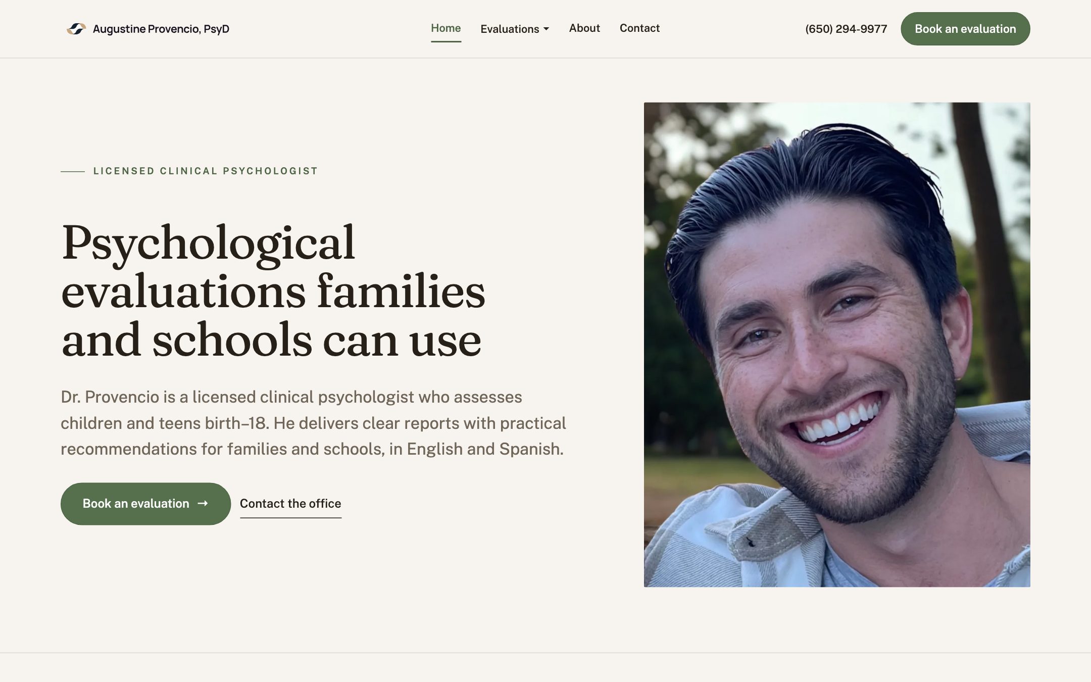 Dr. Augustine Provencio website