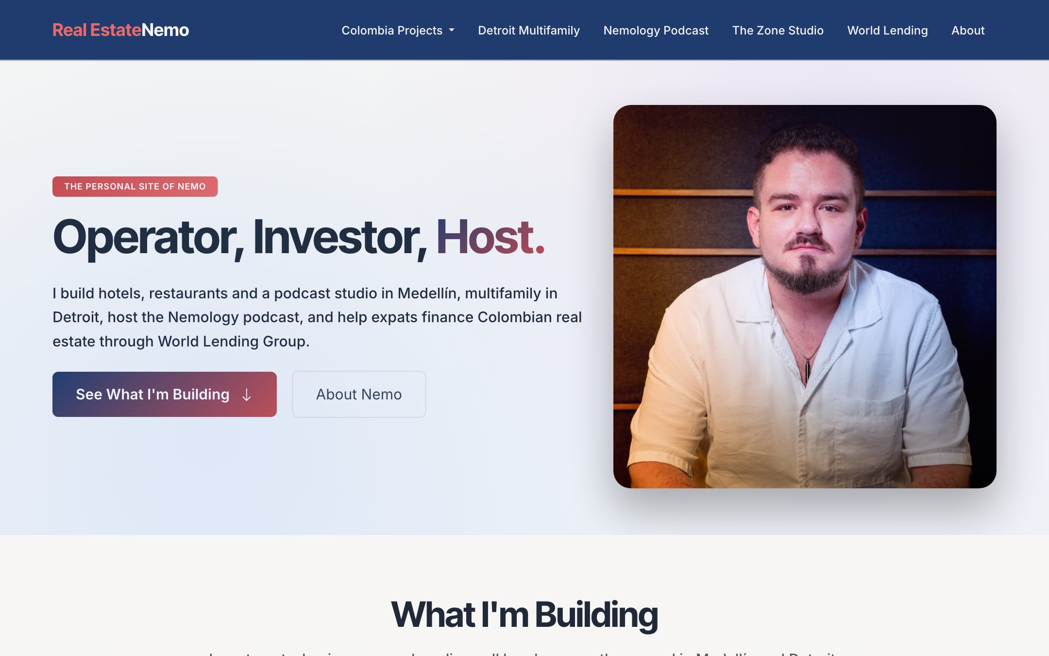 Real Estate Nemo homepage